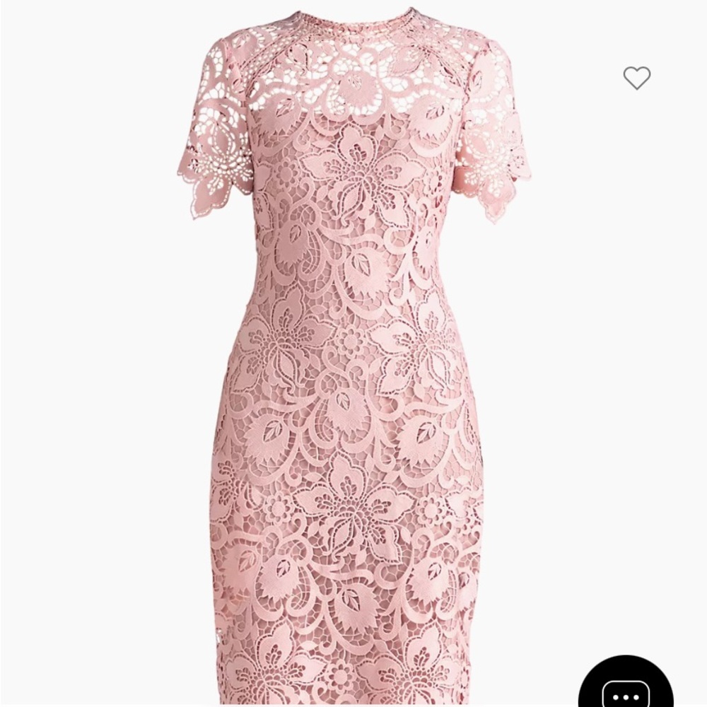 SHOSHANNA PINK DRESS LACE SIZE 14